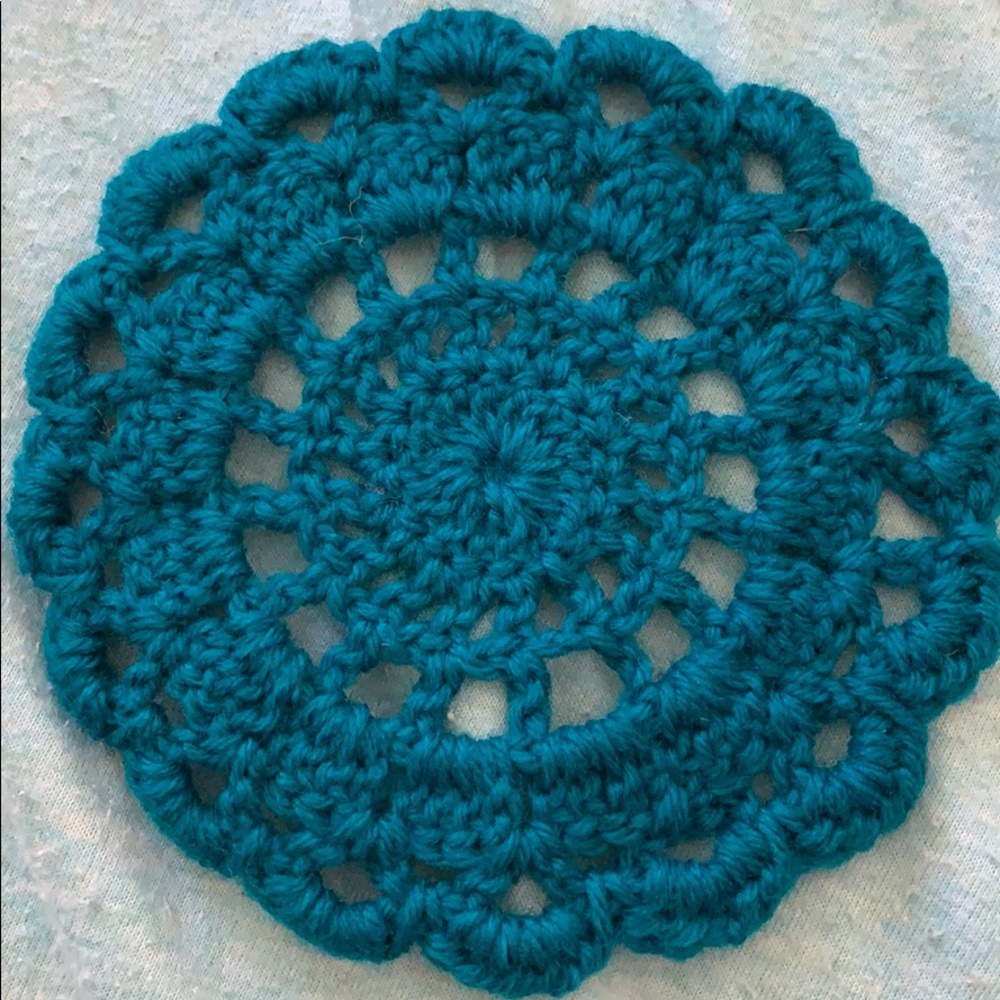 Hand made table doilies